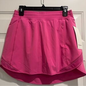 Lululemon hotty hot high rise skirt, new with tags, size 8